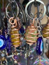 Load image into Gallery viewer, Crystal Evil Eye Keychains
