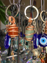 Load image into Gallery viewer, Crystal Evil Eye Keychains