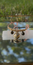 Load image into Gallery viewer, Copper and Brass Bell Bangle
