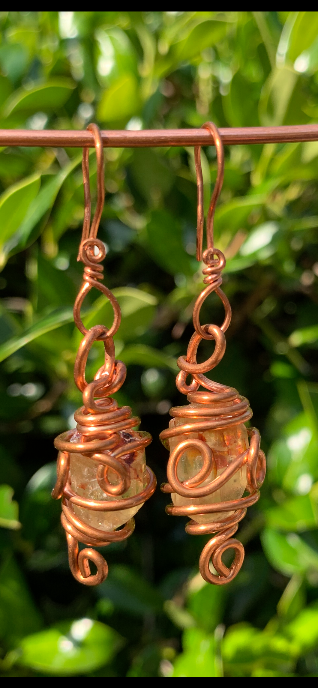 Green Apatite Earrings