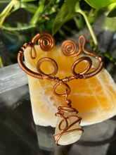 Load image into Gallery viewer, Orange Calcite Copper Bangle/Arm Cuff
