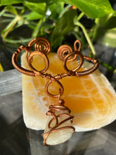 Load image into Gallery viewer, Orange Calcite Copper Bangle/Arm Cuff
