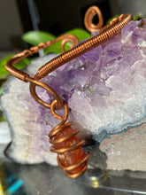 Load image into Gallery viewer, Carnelian Crystal Copper Bracelet / Arm Cuff
